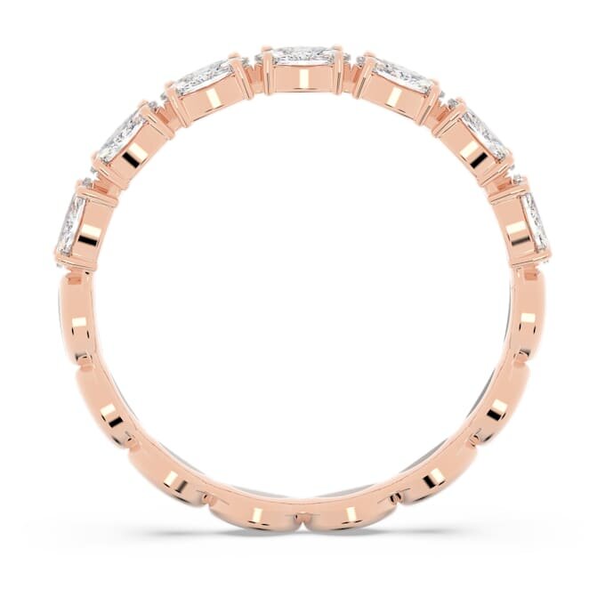 Matrix Vittore Ring im Marquise-Schliff, weiß, roségoldfarben plattiert Matrix Vittore Ring im Marquise-Schliff, weiß, roségoldfarben plattiert