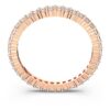 Matrix Vittore Ring, runder Schliff, weiß, roségoldfarben plattiert Matrix Vittore Ring, runder Schliff, weiß, roségoldfarben plattiert