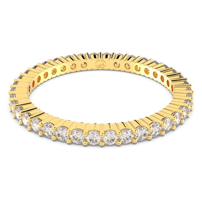 Matrix Vittore Ring, Rundschliff, Weiß, goldfarben Matrix Vittore Ring, Rundschliff, Weiß, goldfarben