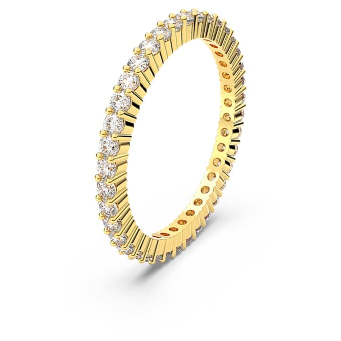 Matrix Vittore Ring, Rundschliff, Weiß, goldfarben Matrix Vittore Ring, Rundschliff, Weiß, goldfarben