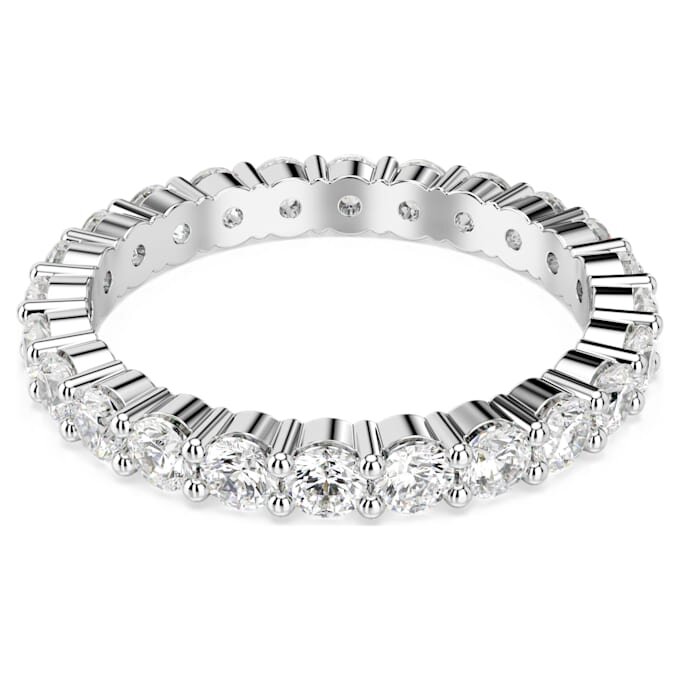 Matrix Vittore Ring, Rundschliff, Weiß, silberfarben Matrix Vittore Ring, Rundschliff, Weiß, silberfarben