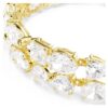 Mesmera-Armband mit gemischten Schliffen, weiß, goldfarben plattiert Mesmera-Armband mit gemischten Schliffen, weiß, goldfarben plattiert
