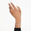 Mesmera-Armband mit gemischten Schliffformen, weiß, rhodiniert Mesmera-Armband mit gemischten Schliffformen, weiß, rhodiniert