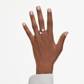 mesmera offener ring mit herzschliff pav weiss rhodiniert 1 280x280 - Mesmera Offener Ring mit Herzschliff, Pav&eacute;, Wei&szlig;, rhodiniert