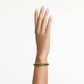 Millenia-Armband mit achteckigem Schliff, Farbverlauf, grün, goldfarben plattiert
