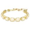 Millenia-Armband mit achteckigem Schliff, karamellfarben, goldfarben plattiert