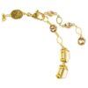 Millenia-Armband mit achteckigem Schliff, karamellfarben, goldfarben plattiert