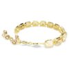 Millenia-Armband mit achteckigem Schliff, karamellfarben, goldfarben plattiert