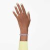 Millenia-Armband mit Achtkant-Schliff, lila, vergoldet