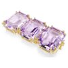 Millenia-Verlängerungskette mit achteckigem Schliff, violett, goldfarben plattiert Millenia-Verlängerungskette mit achteckigem Schliff, violett, goldfarben plattiert