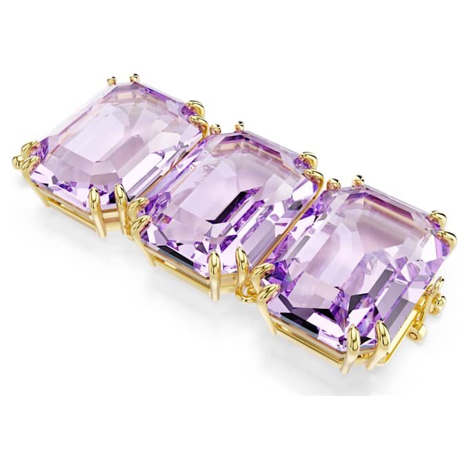 Millenia-Verlängerungskette mit achteckigem Schliff, violett, goldfarben plattiert Millenia-Verlängerungskette mit achteckigem Schliff, violett, goldfarben plattiert