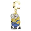 Minions Bob-Anhänger Pavé, mehrfarbig, goldfarben plattiert