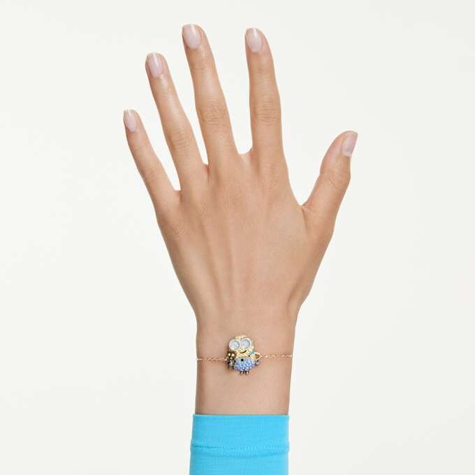 Minions Bob Armband Pavé, mehrfarbig, goldfarben plattiert Minions Bob Armband Pavé, mehrfarbig, goldfarben plattiert