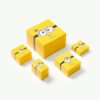 Minions Bob-Anhänger Pavé, mehrfarbig, goldfarben plattiert