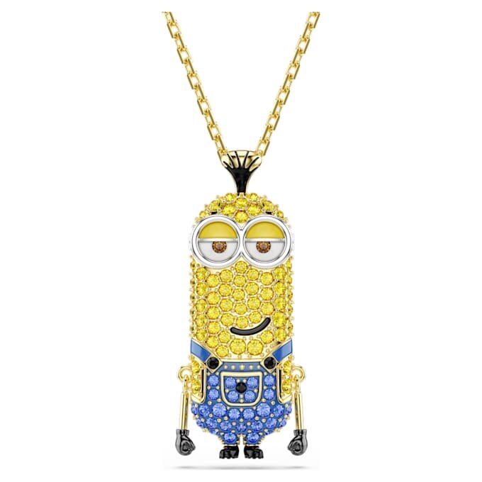 Minions Kevin Anhänger Pavé, mehrfarbig, vergoldet Minions Kevin Anhänger Pavé, mehrfarbig, vergoldet