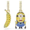 Minions Stuart und Banana Ohrringe Pavé, Mini, mehrfarbig, vergoldet