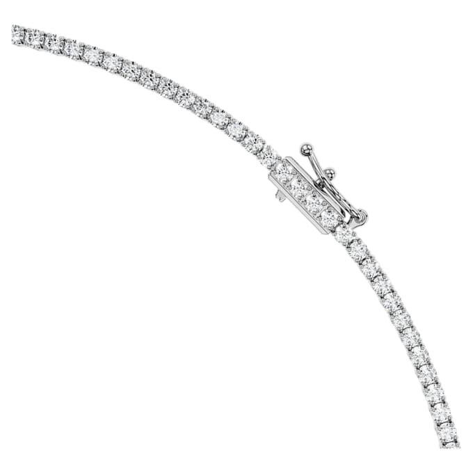 Octagon-Halskette mit im Labor gezüchteten Diamanten, 12,86 Karat insgesamt, achteckige Form, 18 Karat Weißgold Octagon-Halskette mit im Labor gezüchteten Diamanten, 12,86 Karat insgesamt, achteckige Form, 18 Karat Weißgold