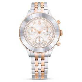 Octea Chrono Uhr Swiss Made, Metallarmband, Roségold-Farbton, Mischmetall-Finish Octea Chrono Uhr Swiss Made, Metallarmband, Roségold-Farbton, Mischmetall-Finish