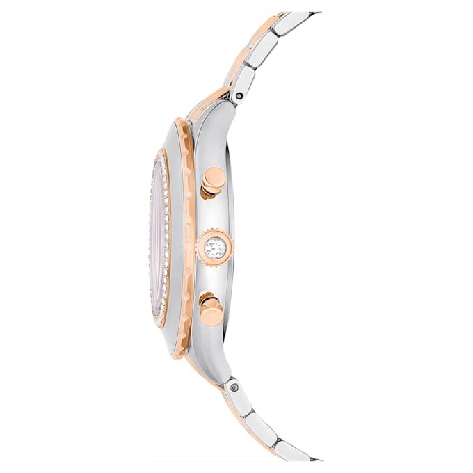 Octea Chrono Uhr Swiss Made, Metallarmband, Roségold-Farbton, Mischmetall-Finish Octea Chrono Uhr Swiss Made, Metallarmband, Roségold-Farbton, Mischmetall-Finish