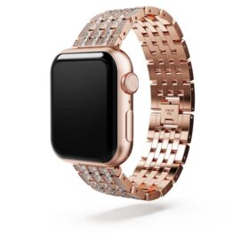 Princess-Armband für Apple Watch® 40 mm & 41 mm, roségoldfarben, roségoldfarbene Oberfläche