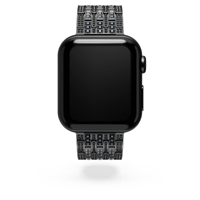 Princess-Armband für Apple Watch® 40 mm & 41 mm, schwarz, schwarze Oberfläche Princess-Armband für Apple Watch® 40 mm & 41 mm, schwarz, schwarze Oberfläche