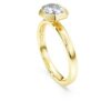 Ring mit achteckiger Fassung, im Labor gezüchtete Diamanten, 1,0 Karat insgesamt, achteckige Form, 14 Karat Gelbgold Ring mit achteckiger Fassung, im Labor gezüchtete Diamanten, 1,0 Karat insgesamt, achteckige Form, 14 Karat Gelbgold