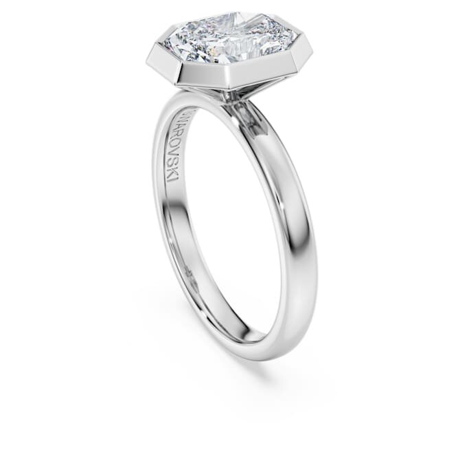 Ring mit achteckiger Fassung, im Labor gezüchtete Diamanten, 2,0 Karat insgesamt, achteckige Form, 14-karätiges Weißgold Ring mit achteckiger Fassung, im Labor gezüchtete Diamanten, 2,0 Karat insgesamt, achteckige Form, 14-karätiges Weißgold