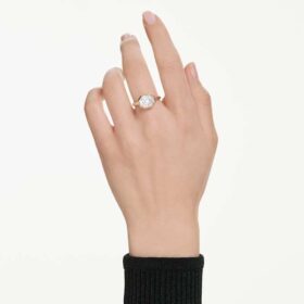 Ring mit achteckiger Fassung, im Labor gezüchtete Diamanten, 3,0 Karat insgesamt, achteckige Form, 14-karätiges Gelbgold