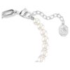Schwan-Armband mit Kristallperlen, Schwan, schwarz, Metallmix-Finish