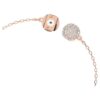 Schwan-Armband „Swan“, rosa, rosévergoldet