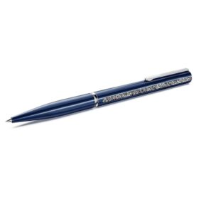 Shimmer-Kugelschreiber Blau, blau lackiert, verchromt