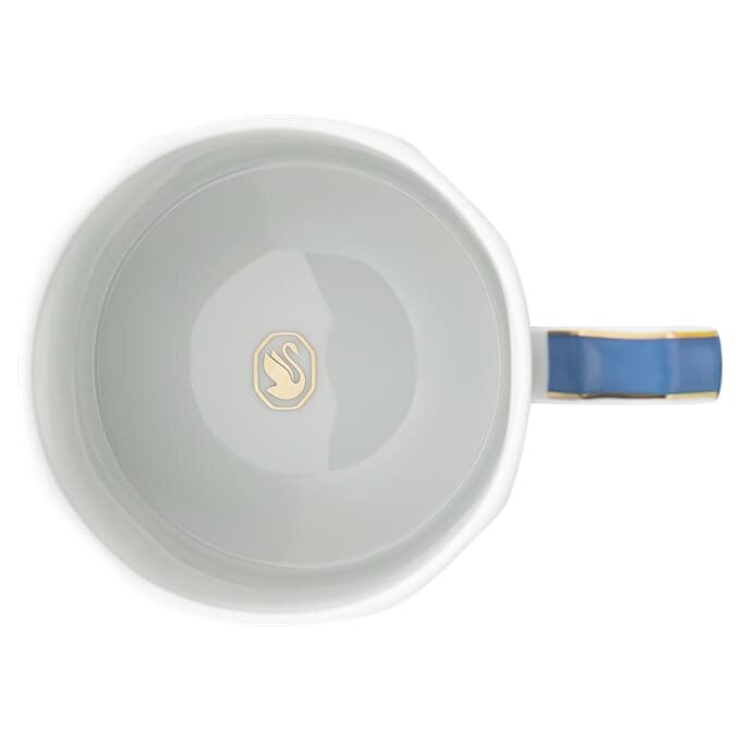 Signum-Becher mit Deckel aus Porzellan, blau Signum-Becher mit Deckel aus Porzellan, blau