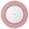 Signum-Essteller aus Porzellan, Rosa Signum-Essteller aus Porzellan, Rosa