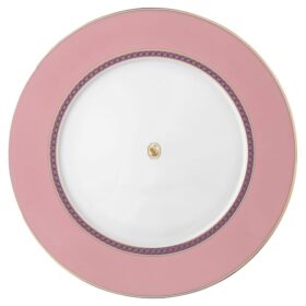 Signum-Essteller aus Porzellan, Rosa