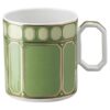 Signum Kaffeetasse mit Untertasse aus Porzellan, grün Signum Kaffeetasse mit Untertasse aus Porzellan, grün