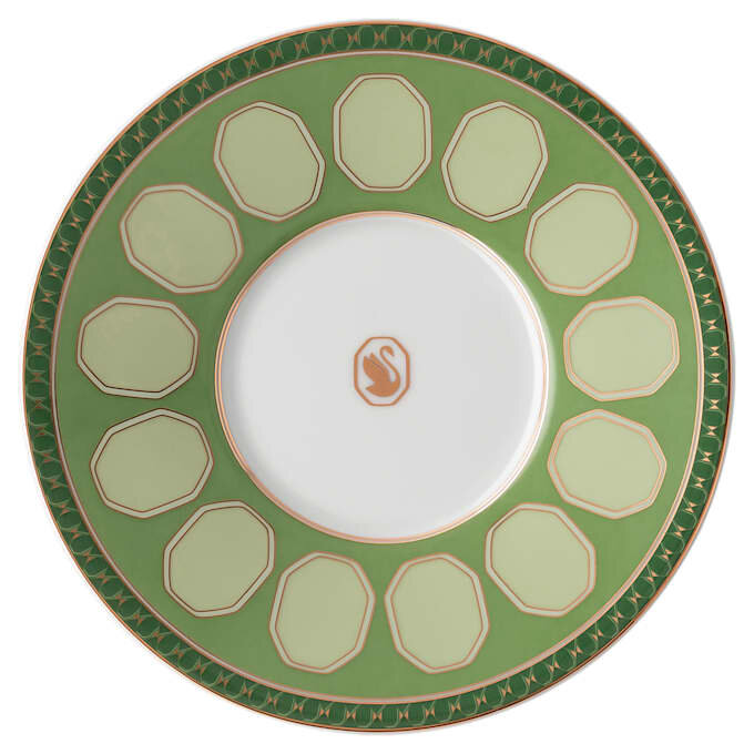 Signum Kaffeetasse mit Untertasse aus Porzellan, grün Signum Kaffeetasse mit Untertasse aus Porzellan, grün