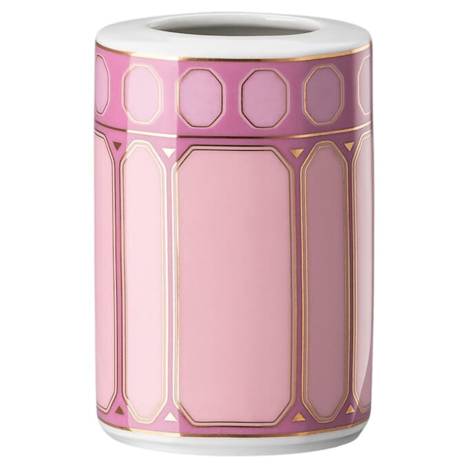 Signum-Vase aus Porzellan, klein, rosa Signum-Vase aus Porzellan, klein, rosa