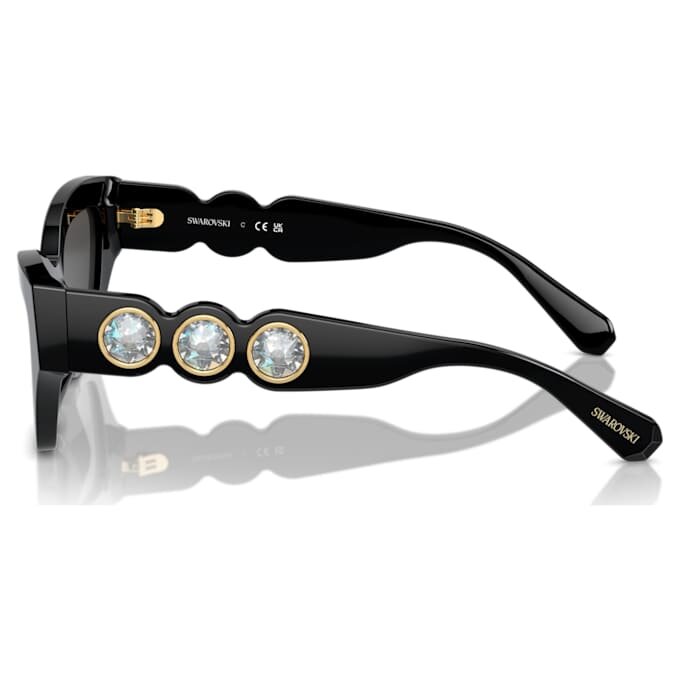 Sonnenbrille in Cat-Eye-Form, schwarz Sonnenbrille in Cat-Eye-Form, schwarz
