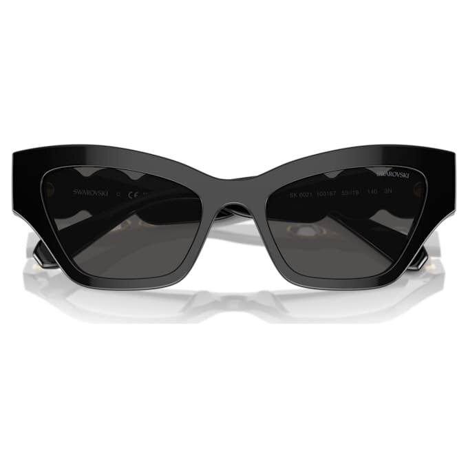 Sonnenbrille in Cat-Eye-Form, schwarz Sonnenbrille in Cat-Eye-Form, schwarz