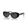 Sonnenbrille in Cat-Eye-Form, Sk6002, Schwarz Sonnenbrille in Cat-Eye-Form, Sk6002, Schwarz