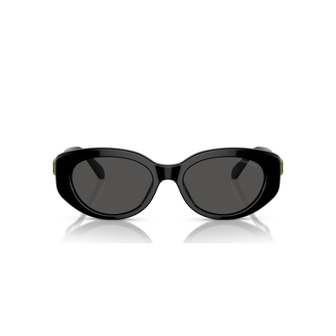 Sonnenbrille in Cat-Eye-Form, Sk6002, Schwarz Sonnenbrille in Cat-Eye-Form, Sk6002, Schwarz