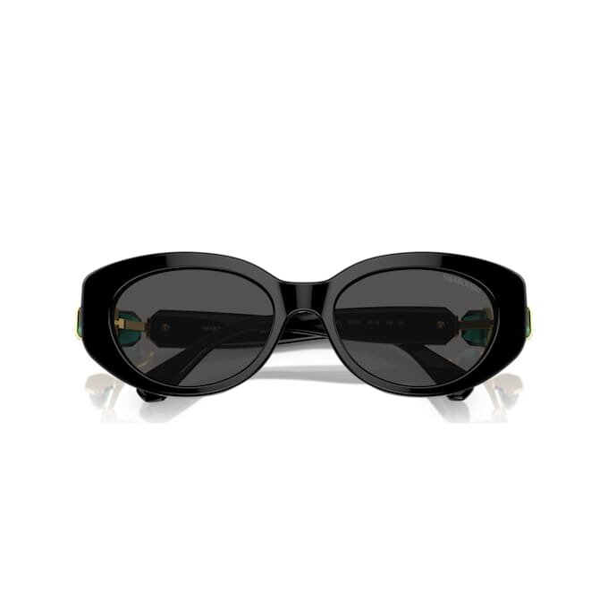 Sonnenbrille in Cat-Eye-Form, Sk6002, Schwarz Sonnenbrille in Cat-Eye-Form, Sk6002, Schwarz