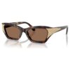 Sonnenbrille in Cat-Eye-Form, Sk6029, Braun Sonnenbrille in Cat-Eye-Form, Sk6029, Braun