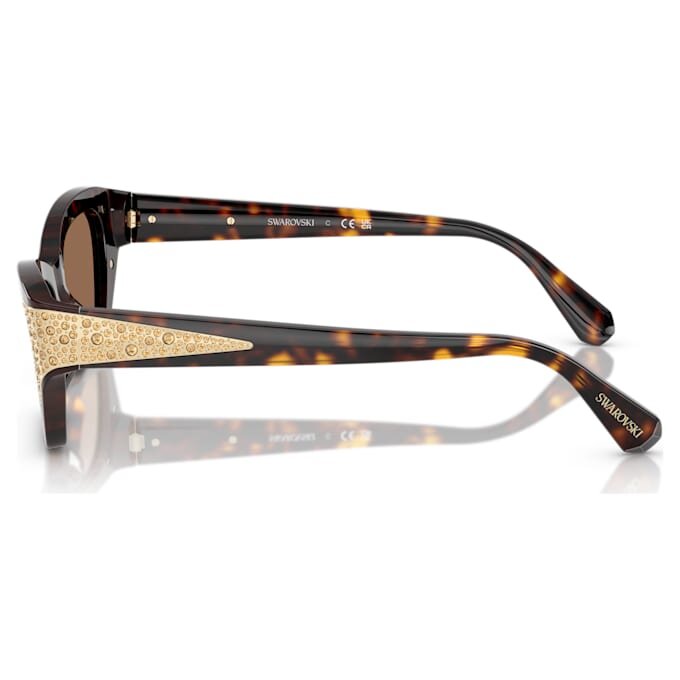 Sonnenbrille in Cat-Eye-Form, Sk6029, Braun Sonnenbrille in Cat-Eye-Form, Sk6029, Braun