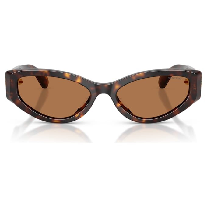 Sonnenbrille in Cat-Eye-Form, Sk6045, Braun Sonnenbrille in Cat-Eye-Form, Sk6045, Braun