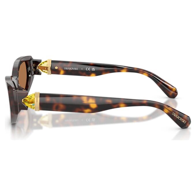 Sonnenbrille in Cat-Eye-Form, Sk6045, Braun Sonnenbrille in Cat-Eye-Form, Sk6045, Braun