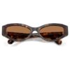 Sonnenbrille in Cat-Eye-Form, Sk6045, Braun Sonnenbrille in Cat-Eye-Form, Sk6045, Braun