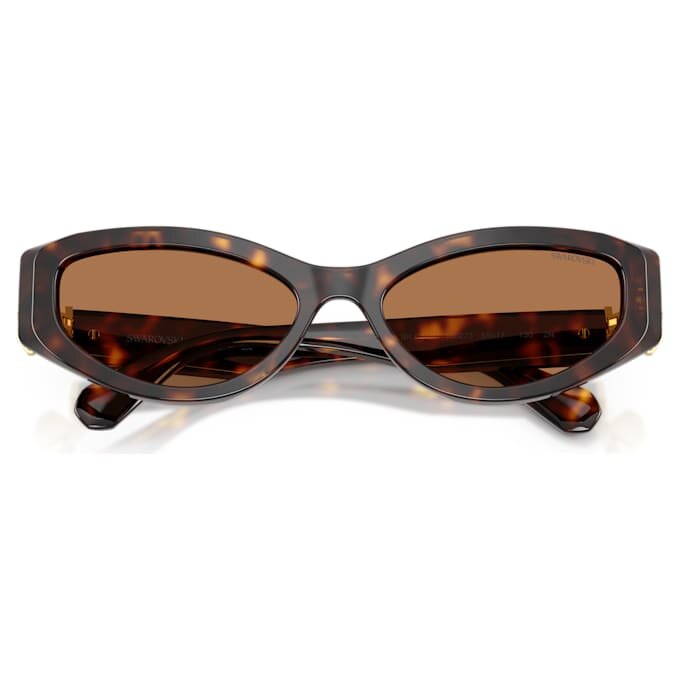 Sonnenbrille in Cat-Eye-Form, Sk6045, Braun Sonnenbrille in Cat-Eye-Form, Sk6045, Braun