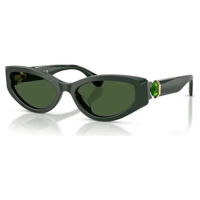Sonnenbrille in Cat-Eye-Form, Sk6045, grün Sonnenbrille in Cat-Eye-Form, Sk6045, grün