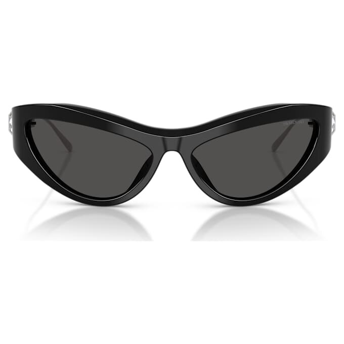 Sonnenbrille in Cat-Eye-Form, SK6046, Schwarz Sonnenbrille in Cat-Eye-Form, SK6046, Schwarz